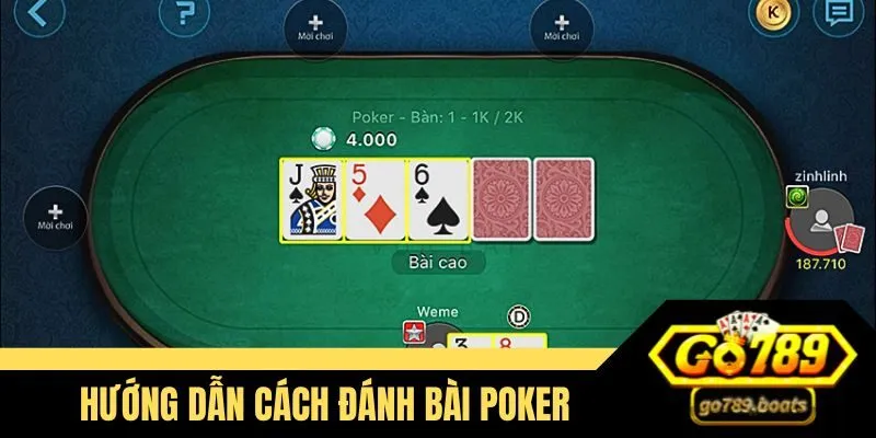cách đánh bài poker
